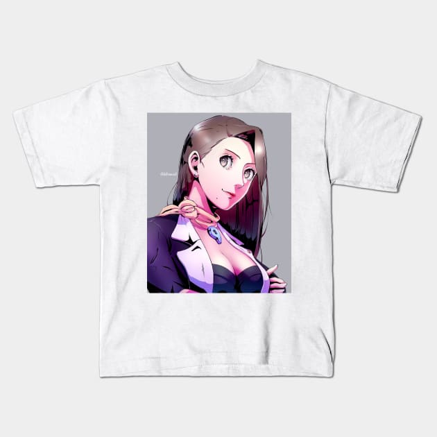 Mia Fey Kids T-Shirt by dat_cravat